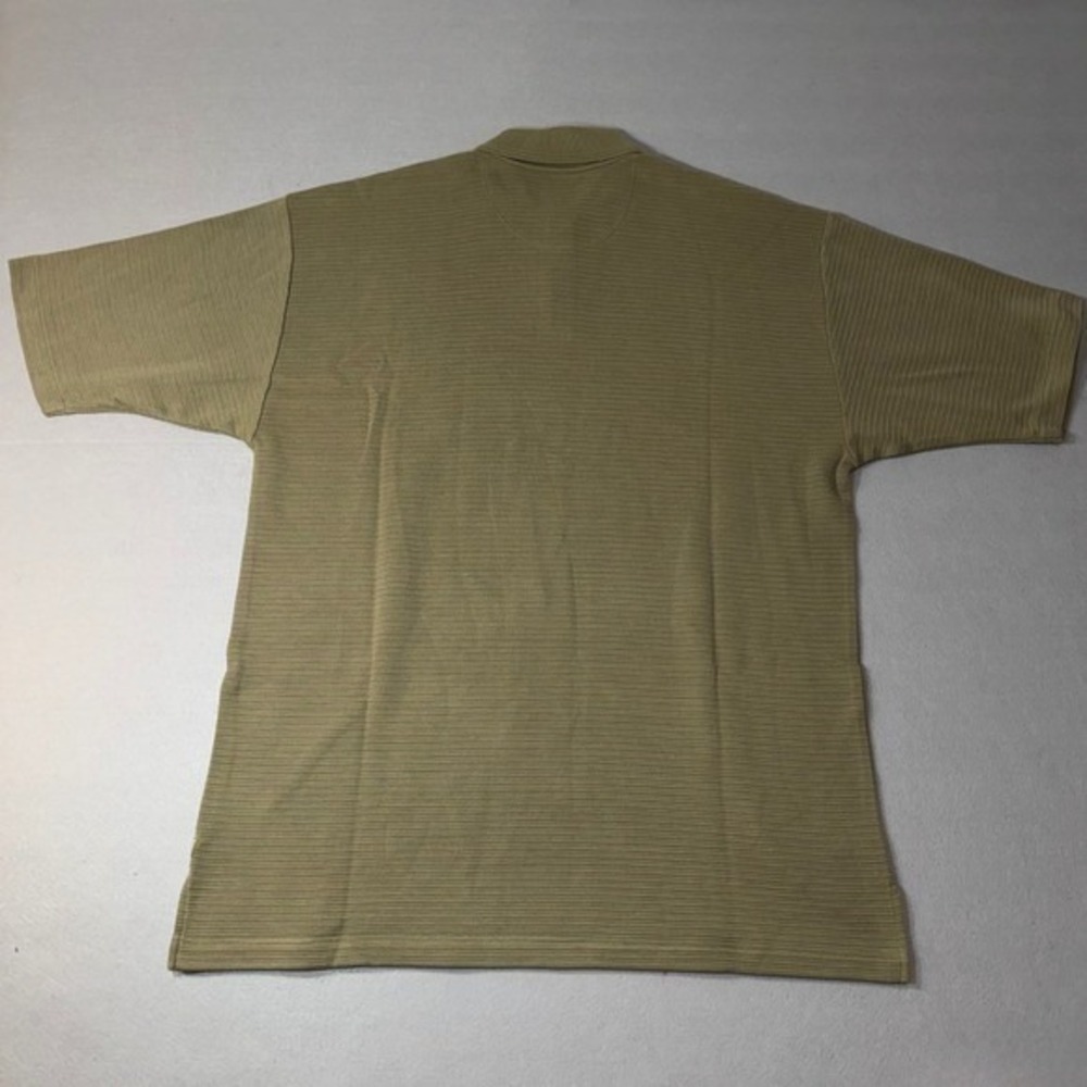 Tommy Bahama Business Casual Silk Cotton Ribbed Polo‎ Shirt Olive Green Size M - Picture 3 of 8